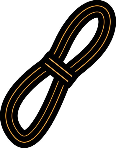 Climbing rope icon Royalty Free Vector Image - VectorStock
