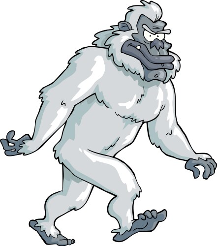 Bigfoot yeti mascot Royalty Free Vector Image - VectorStock