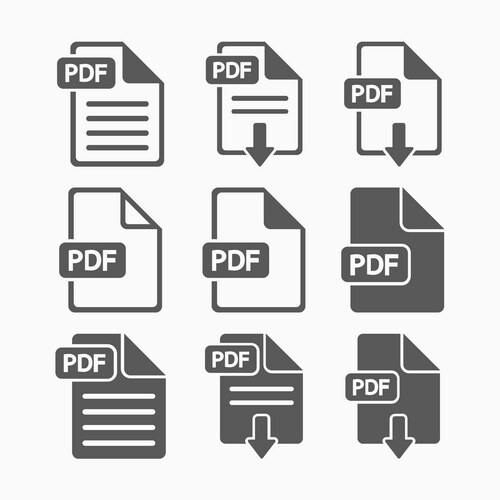 Pdf Vector Images & Graphics for Commercial Use | VectorStock