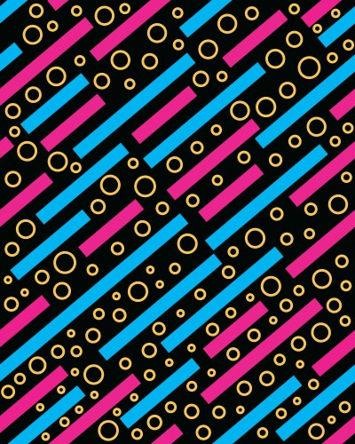 Retro 80s seamless pattern background Royalty Free Vector
