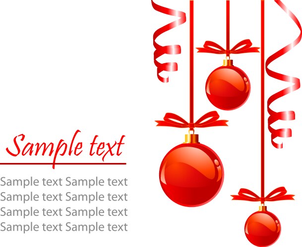 Red balls set Royalty Free Vector Image - VectorStock
