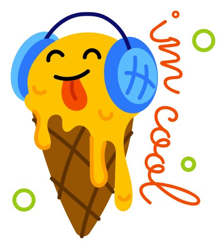 Im cool Royalty Free Vector Image - VectorStock