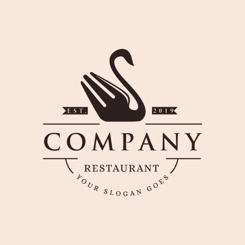 Restaurant cafe icon sign house fork and spoon Vector Image
