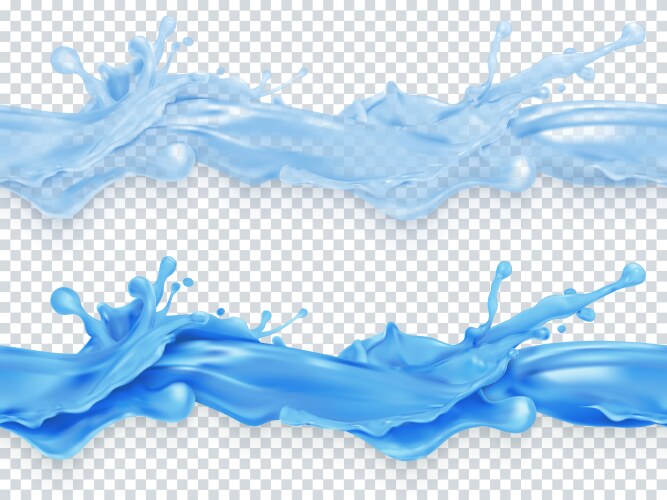 Splashes of milk seamless pattern Royalty Free Vector Image