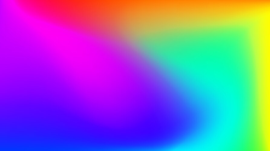 Rainbow color gradient mesh background trendy Vector Image