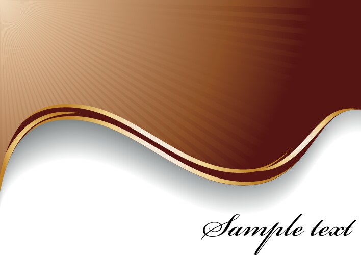 abstract chocolate background vector image