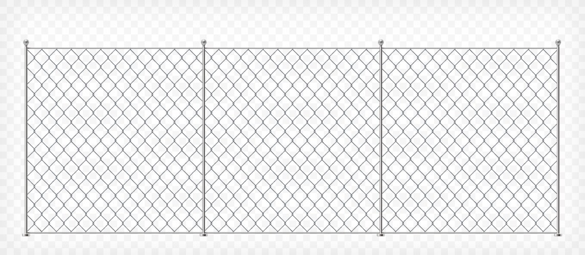 wire mesh fence template vector image