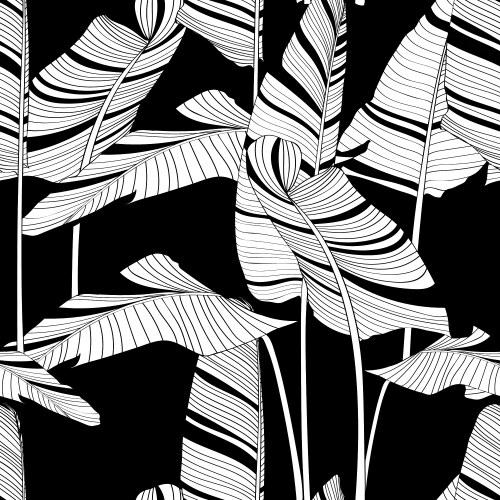 Banana leaf icon silhouette Royalty Free Vector Image