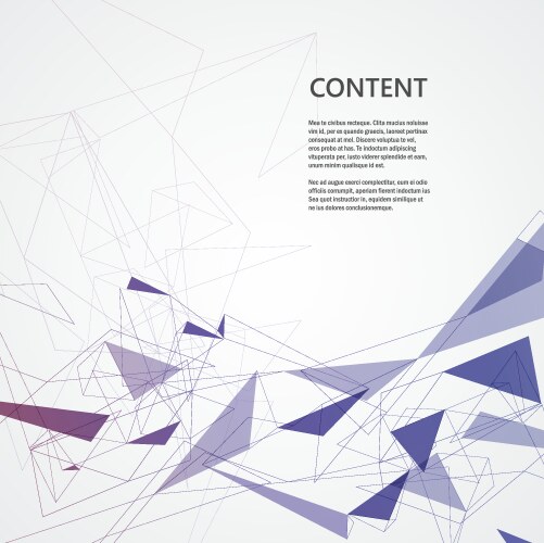 Abstract technology molecular structures Vector Image