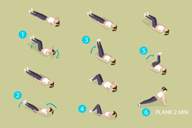 Abdominal Crunch Vector Images (over 460)