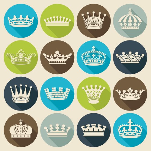 Crown hand-drawn Royalty Free Vector Image - VectorStock