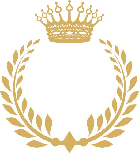 Vintage Crown Royal Logo Vector Image