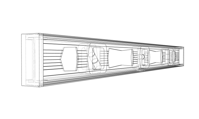 Outline building level Royalty Free Vector Image