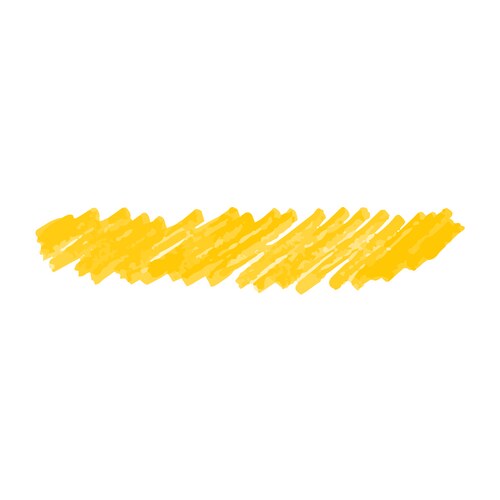 Yellow Crayon Splotches Vector Image