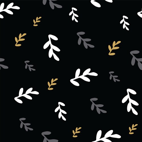 Leaves seamless repeat pattern background Vector Image