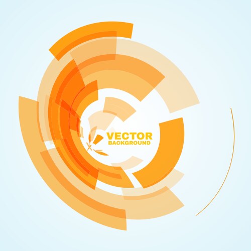Abstract technology circle Royalty Free Vector Image