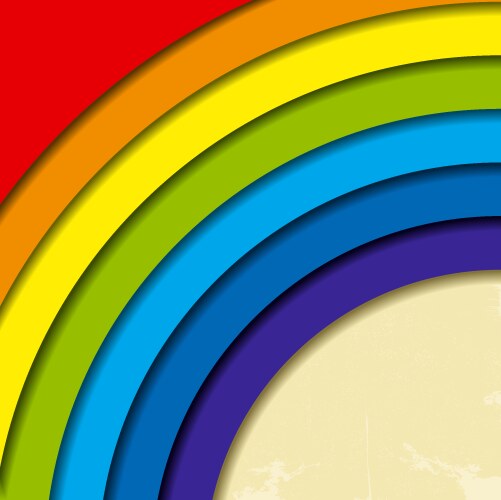 Abstract rainbow curve background Royalty Free Vector Image