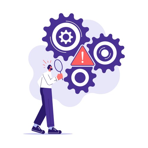 Problem Solving & Analysis vektorbild