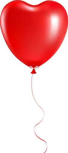 Red balloon Royalty Free Vector Image - VectorStock