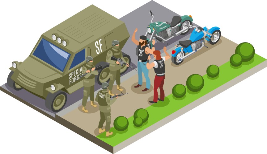 Special force soldier Royalty Free Vector Image