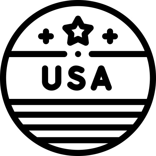 Blank Icon Thin Linear Style Design Isolated Vector Image