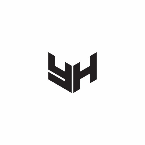 Yb geometric abstract concept logo initial – Royalty-Free Vector ...