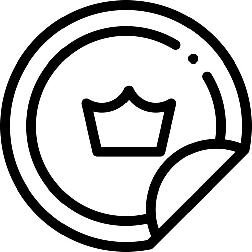 Blank Icon Thin Linear Style Design Isolated Vector Image