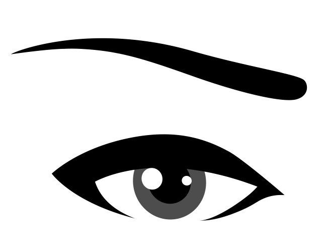 Green eye icon Royalty Free Vector Image - VectorStock