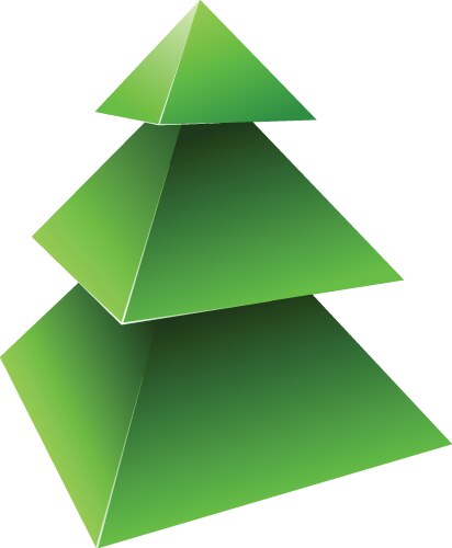 Pine tree plant icon Royalty Free Vector Image