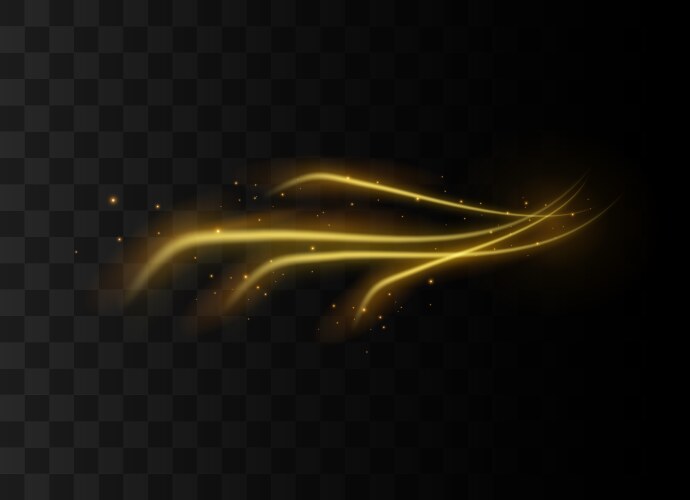 gold lines light vector image