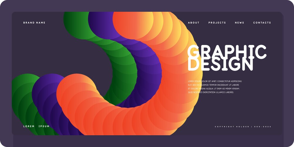 Abstract geometric background of simple shapes vector image