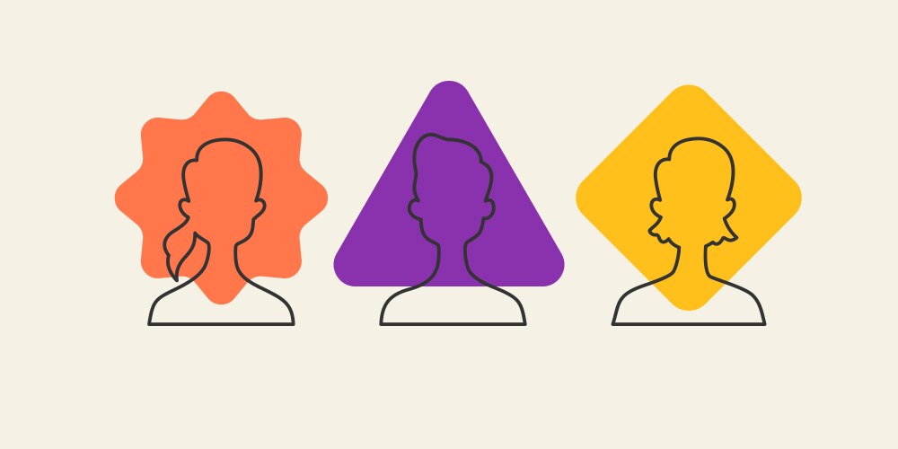 A conditional image of person set user vector image