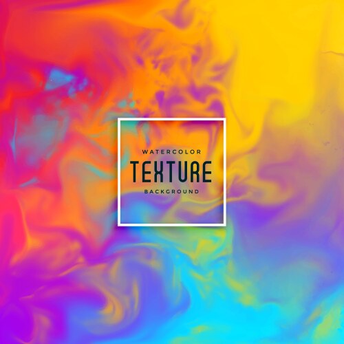 Watercolor Paint Splash Texture Vector Image