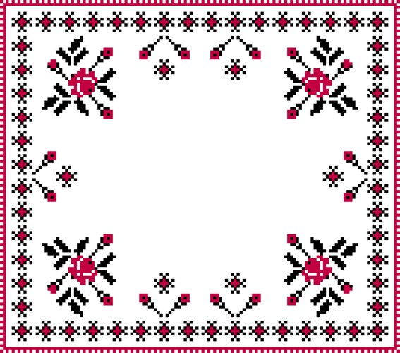 Ukrainian pattern ornament Vector Image