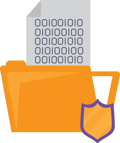 Database backup design vector image