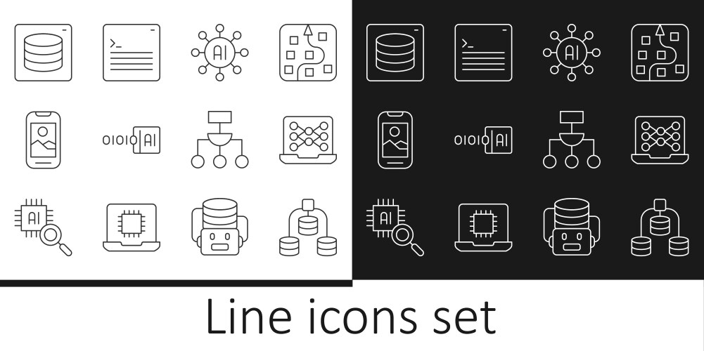 Set line server data neural network binary code vector image
