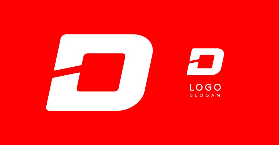 Bold angular letter q geometric cutouts Royalty Free Vector