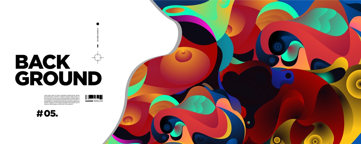 Abstract liquid shape fluid design isolated – Free Vector | VectorStock