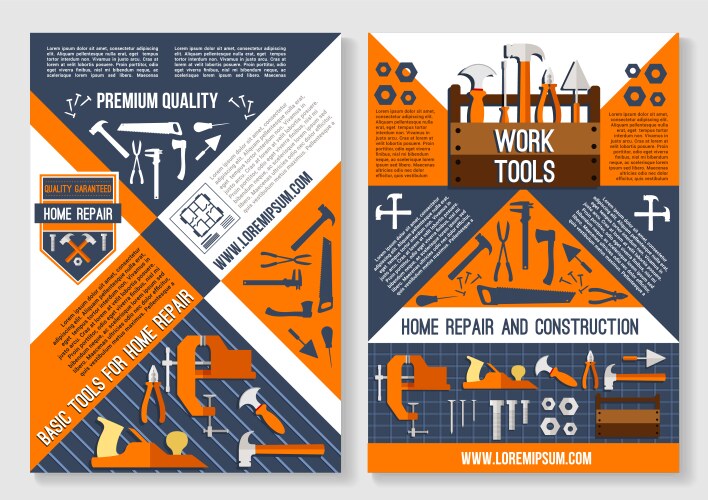 Home Repair & Construction Toolkit Vector Image