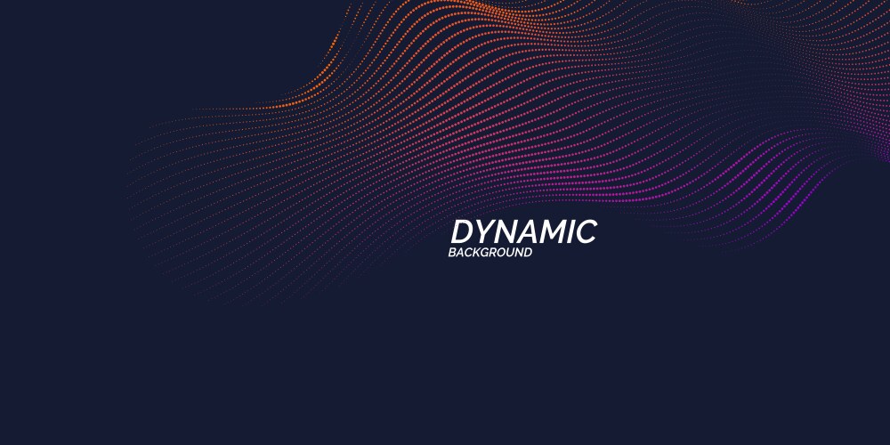 Dynamic Wave Background Vector Image