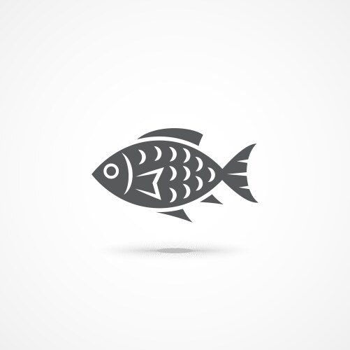 Simple Fish Icon (29651628) – Royalty-Free Vector | VectorStock