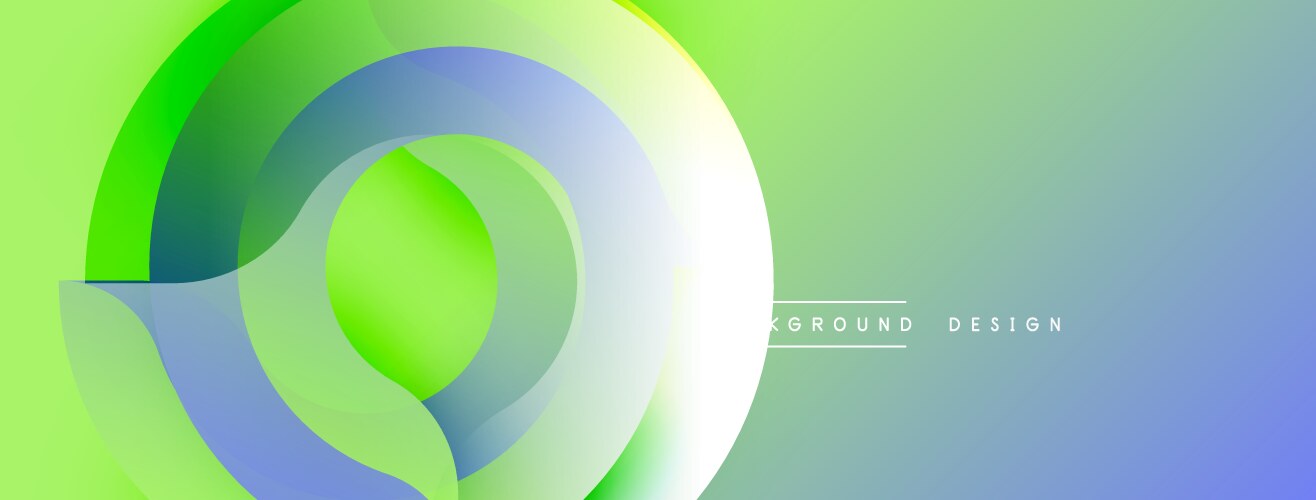 Abstract flowing layers create dynamic visual vector image