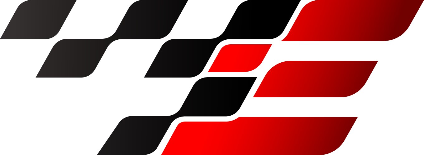 Letter s with racing flag logo Royalty Free Vector Image