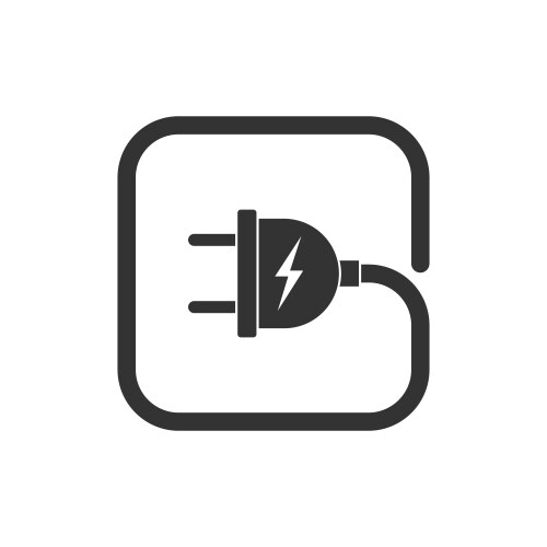 Plug icon Royalty Free Vector Image - VectorStock