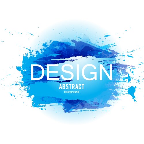 Colorful Watercolor Splash Background Vector Image