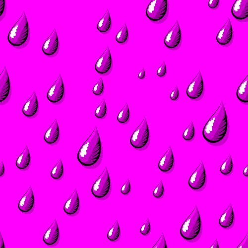 Water drops seamless pattern Royalty Free Vector Image