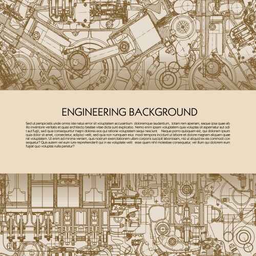 Engineering backgrounds mechanical Royalty Free Vector Image