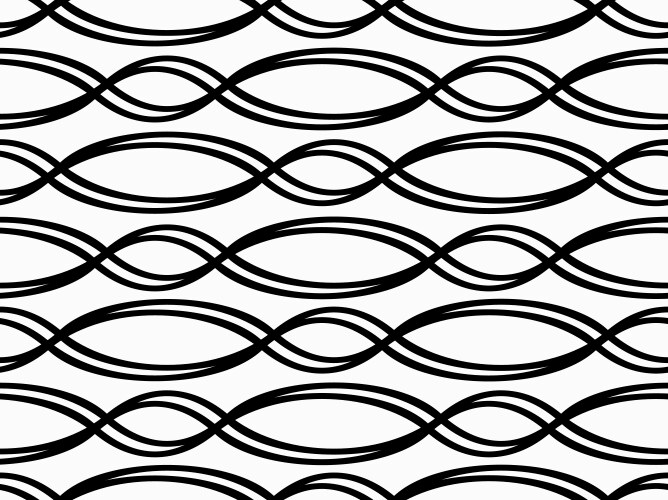 Abstract geometric background with waves Vector Image