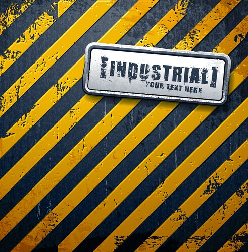 Industrial background vector image