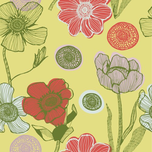 Pastel collage patterns Royalty Free Vector Image